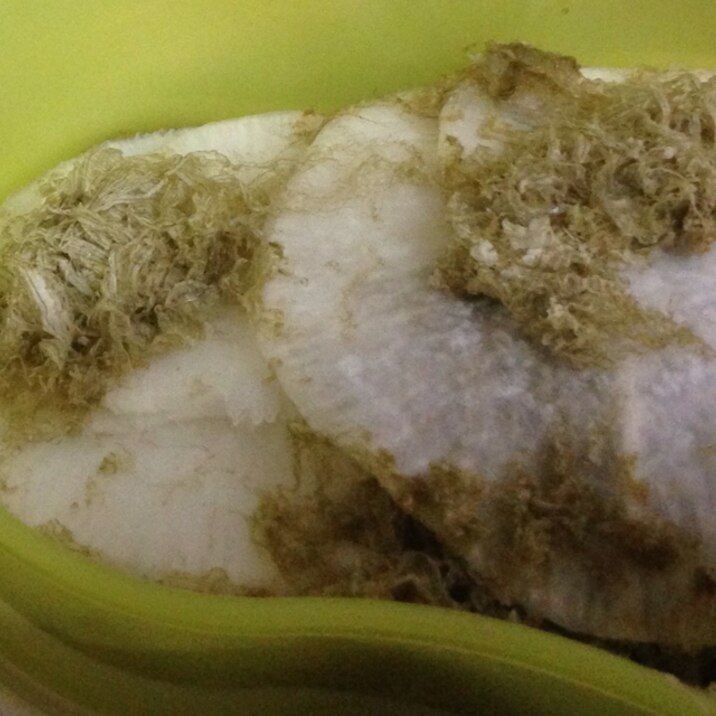 常備菜…大根のとろろ昆布和え*